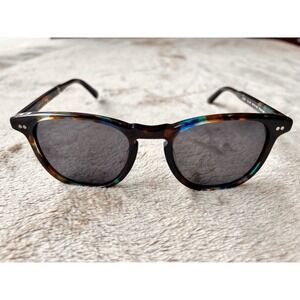 Carfia CA5285 Polarized Sunglasses Womens Round Tortoise Blue Green COL.C07 49mm